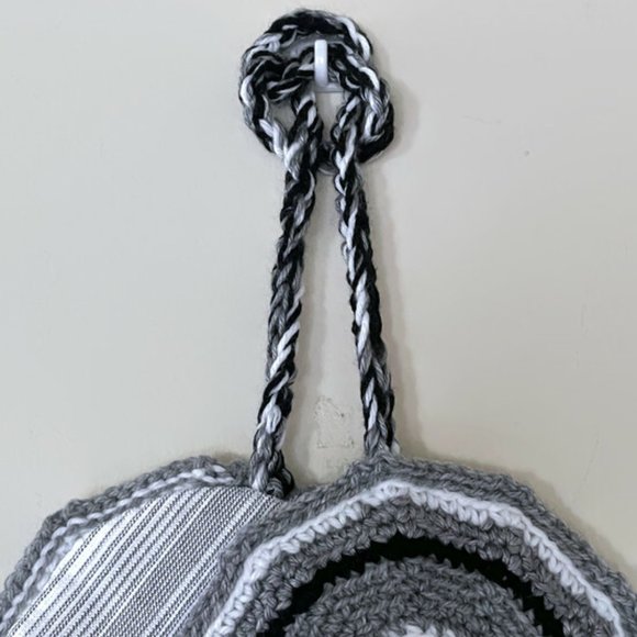 Crochet set, Dress Shape Dish Towel, Handmade Crochet Pot Holder - Picture 6 of 9